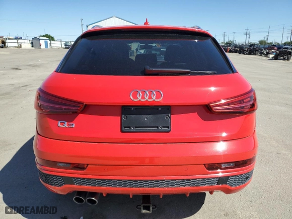 2018 Audi Q3 Premium Plus with VIN WA1HCCFS9JR030318, listed as a Copart auction lot 56944674 with 27,807 mi miles and Salvage Title. Bid and sale history available at carsss.com. Image 6.