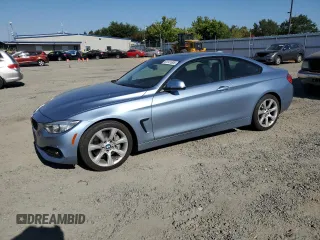 2014 BMW 4 Series 435i with VIN WBA3R1C55EK191486, listed as a Copart auction lot 64141605 with 59,568 mi miles and Salvage title. Bid and sale history available at DreamBid. Image 1.