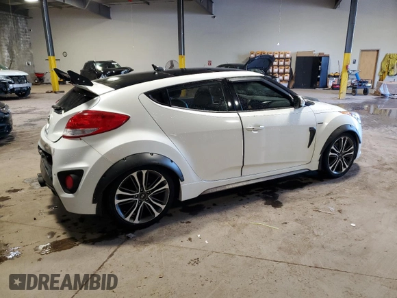 2016 Hyundai Veloster Turbo z VIN KMHTC6AEXGU279229, wystawiony jako Copart lot #56861945 z przebiegiem 72 768 mil mil oraz Szkoda całkowita • Salvage title. Historia ofert i sprzedaży dostępna na DreamBid. Obrazek 3.
