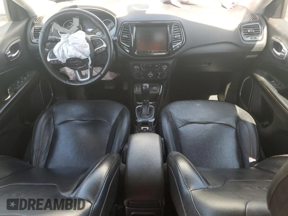 2020 Jeep Compass Limited with VIN 3C4NJCCBXLT154594, listed as a Copart auction lot 57890455 with 107,541 mi miles and Salvage title. Bid and sale history available at DreamBid. Image 8.