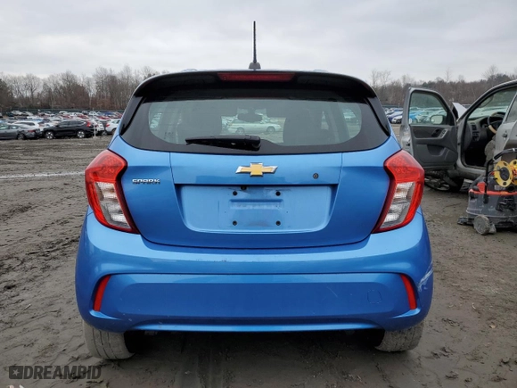 2017 Chevrolet Spark LS with VIN KL8CA6SA3HC721290, listed as a Copart auction lot 54197574 with 44,970 mi miles and Salvage Title. Bid and sale history available at carsss.com. Image 6.