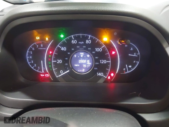 2013 Honda CR-V EX-L with VIN 2HKRM3H70DH509027, listed as a IAAI auction lot 41900728 with 90,819 mi miles and . Bid and sale history available at DreamBid. Image 7.