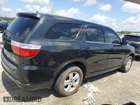 2013 Dodge Durango SXT with VIN 1C4RDHAG1DC651146, listed as a Copart auction lot 60154305 with 185,268 mi miles and Clean title. Bid and sale history available at DreamBid. Image 3.
