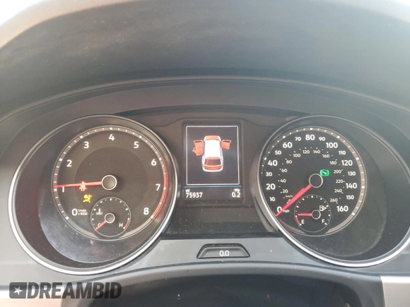 2021 Volkswagen Atlas S with VIN 1V2GC2CAXMC234056, listed as a Copart auction lot 67845224 with 75,937 mi miles and Salvage title. Bid and sale history available at DreamBid. Image 9.