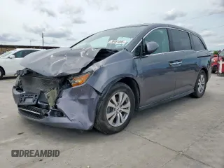 2016 Honda Odyssey EX-L z VIN 5FNRL5H64GB002897, wystawiony jako Copart lot #56481085 z przebiegiem 158 175 mil mil oraz Szkoda całkowita • Salvage title. Historia ofert i sprzedaży dostępna na DreamBid. Obrazek 1.