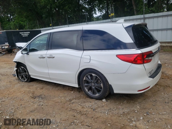 2022 Honda Odyssey Elite with VIN 5FNRL6H94NB006185, listed as a Copart auction lot 61302425 with Not provided miles and Salvage title. Bid and sale history available at DreamBid. Image 2.