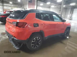 2020 Jeep Compass Trailhawk с VIN 3C4NJDDB5LT151641, выставлен на аукционе Copart как лот 57275515 с пробегом 75 022 миль миль и Списание • Salvage title. История ставок и продаж доступна на DreamBid. Изображение 3.