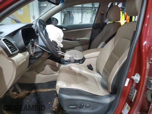 2019 Hyundai Tucson Limited z VIN KM8J3CAL1KU034204, wystawiony jako Copart lot #46511035 z przebiegiem 126 142 mil mil oraz Szkoda całkowita • Salvage title. Historia ofert i sprzedaży dostępna na DreamBid. Obrazek 7.