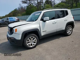2017 Jeep Renegade Latitude with VIN ZACCJBBB3HPG16365, listed as a Copart auction lot 59099325 with 34,171 mi miles and Salvage title. Bid and sale history available at DreamBid. Image 1.