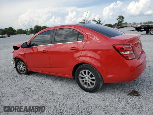2020 Chevrolet Sonic LT with VIN 1G1JD5SB5L4141043, listed as a Copart auction lot 58984375 with 16,105 mi miles and Non repairable. Bid and sale history available at DreamBid. Image 2.