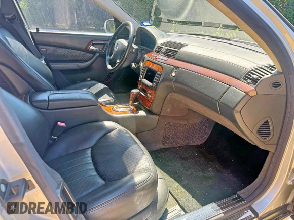 2006 Mercedes-Benz S with VIN WDBNG79J66A475448, listed as a Copart auction lot 55884045 with 75,487 mi miles and Clean Title. Bid and sale history available at DreamBid. Image 5.