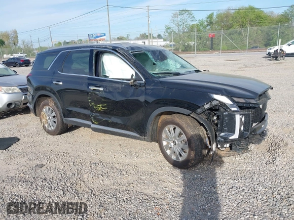 2025 Hyundai Palisade SEL z VIN KM8R24GE9SU861372, wystawiony jako IAAI lot #42079649 z przebiegiem 13 813 mil mil oraz . Historia ofert i sprzedaży dostępna na DreamBid. Obrazek 1.