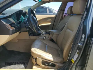 2006 BMW 5 Series 525i with VIN WBANE535X6CK91543, listed as a Copart auction lot 54925235 with 257,674 mi miles and Salvage Title. Bid and sale history available at DreamBid. Image 7.