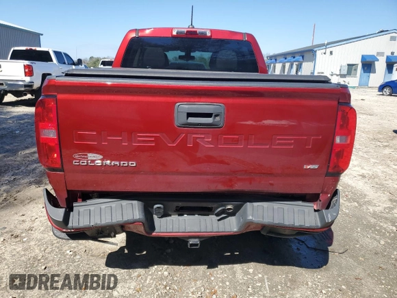 2021 Chevrolet Colorado 2WD Work Truck с VIN 1GCGSBEN9M1295673, выставлен на аукционе Copart как лот 46518885 с пробегом 76 971 миль миль и На запчасти • Non repairable. История ставок и продаж доступна на DreamBid. Изображение 6.