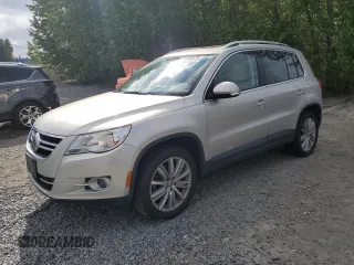 2011 Volkswagen Tiguan SE with VIN WVGBV7AX8BW539668, listed as a Copart auction lot 56858575 with 107,079 mi miles and Clean Title. Bid and sale history available at DreamBid. Image 1.