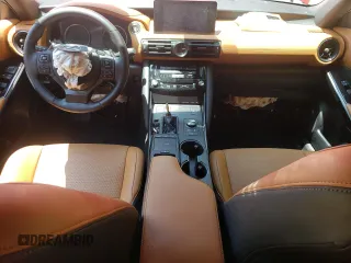 2025 Lexus IS 350 F Sport with VIN JTHBZ1B26S5084039, listed as a Copart auction lot 57502865 with 9,647 mi miles and Salvage title. Bid and sale history available at DreamBid. Image 8.