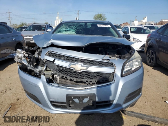 2013 Chevrolet Malibu LS with VIN 1G11B5SAXDU109459, listed as a Copart auction lot 53245794 with 110,485 mi miles and Salvage Title. Bid and sale history available at DreamBid. Image 5.