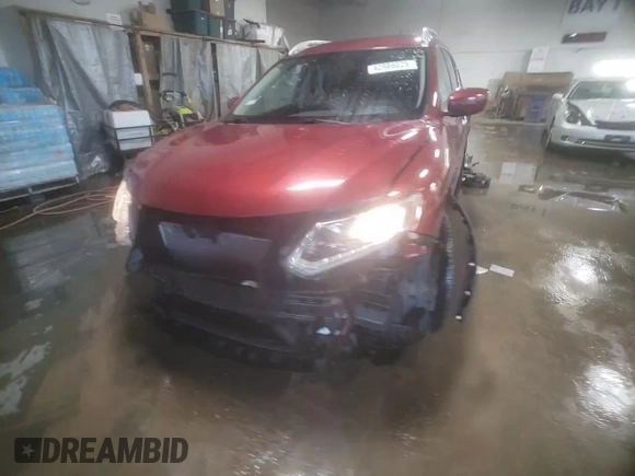 2016 Nissan Rogue SV with VIN KNMAT2MV6GP689816, listed as a Copart auction lot 42986025 with 49,300 mi miles and Salvage Title. Bid and sale history available at carsss.com. Image 13.
