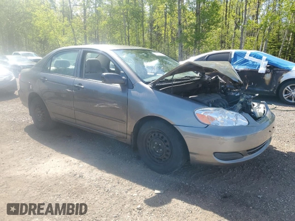 2007 Toyota Corolla CE with VIN 2T1BR32E87C733275, listed as a Copart auction lot 56102925 with 249,753 mi miles and Salvage title. Bid and sale history available at DreamBid. Image 4.