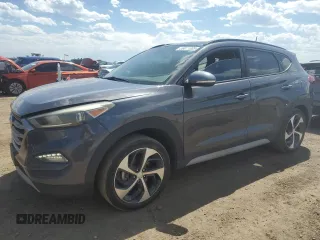 2017 Hyundai Tucson Limited z VIN KM8J3CA29HU550150, wystawiony jako Copart lot #59811605 z przebiegiem 93 640 mil mil oraz Szkoda całkowita • Salvage title. Historia ofert i sprzedaży dostępna na DreamBid. Obrazek 1.