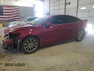 2017 Ford Fusion SE with VIN 3FA6P0HD3HR292872, listed as a Copart auction lot 49387365 with 117,382 mi miles and Salvage Title. Bid and sale history available at DreamBid. Image 1.