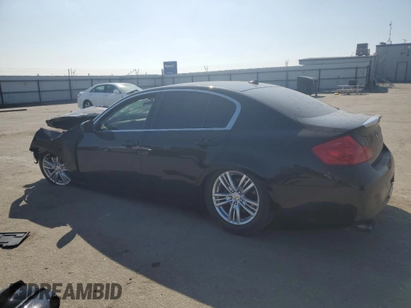 2013 Infiniti G37 x with VIN JN1CV6AR7DM357420, listed as a Copart auction lot 46552985 with Not Provided miles and Salvage Title. Bid and sale history available at DreamBid. Image 2.
