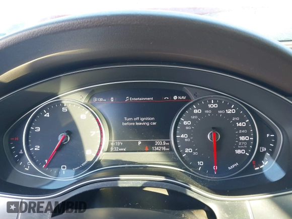 2013 Audi A6 3.0T Prestige with VIN WAUJGAFC5DN030463, listed as a IAAI auction lot 41304345 with 134,216 mi miles. Bid and sale history available at carsss.com. Image 7.