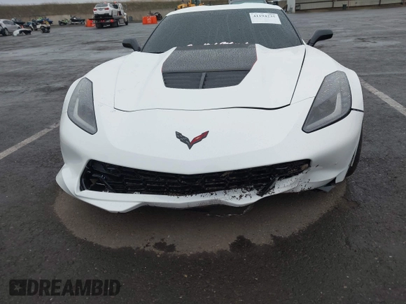 2016 Chevrolet Corvette Z06 3LZ with VIN 1G1YU2D62G5600588, listed as a IAAI auction lot 41194235 with 57,537 mi miles. Bid and sale history available at carsss.com. Image 6.