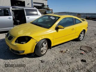 2007 Pontiac G5 with VIN 1G2AL15F277206683, listed as a Copart auction lot 75690374 with 125,308 mi miles and Non Repairable. Bid and sale history available at carsss.com. Image 1.