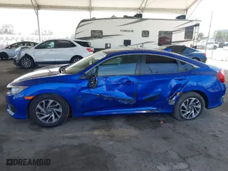 2018 Honda Civic Sedan EX with VIN 2HGFC2F76JH596795, listed as a IAAI auction lot 41819152 with 146,608 mi miles. Bid and sale history available at carsss.com. Image 14.