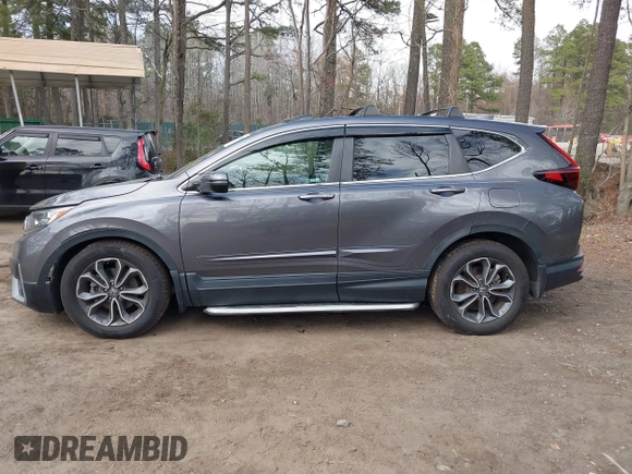 2021 Honda CR-V EX-L with VIN 5J6RW1H87MA000156, listed as a IAAI auction lot 41838439 with 47,009 mi miles and . Bid and sale history available at DreamBid. Image 15.