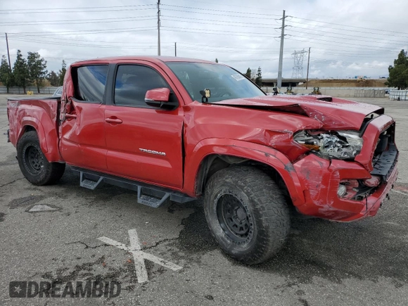 2017 Toyota Tacoma SR5 with VIN 3TMDZ5BN1HM015855, listed as a Copart auction lot 48785845 with 136,218 mi miles and Salvage Title. Bid and sale history available at carsss.com. Image 4.