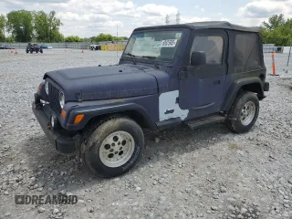 1997 Jeep Wrangler Sport z VIN 1J4FY19S8VP446600, wystawiony jako Copart lot #60625905 z przebiegiem 70 322 mil mil oraz Czysty tytuł • Clean title. Historia ofert i sprzedaży dostępna na DreamBid. Obrazek 1.