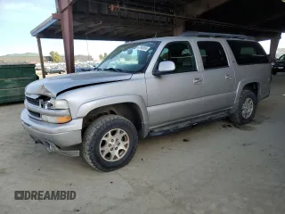 2005 Chevrolet Suburban Z71 with VIN 3GNFK16Z25G113295, listed as a Copart auction lot 47985685 with 0 mi miles and Salvage Title. Bid and sale history available at carsss.com. Image 1.