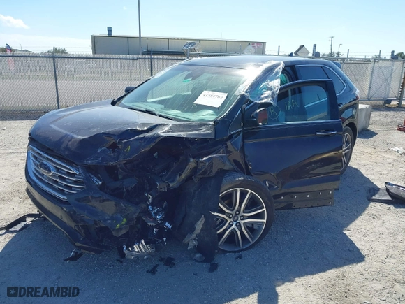 2019 Ford Edge Titanium with VIN 2FMPK3K95KBC57853, listed as a IAAI auction lot 41584769 with 52,932 mi miles. Bid and sale history available at carsss.com. Image 2.