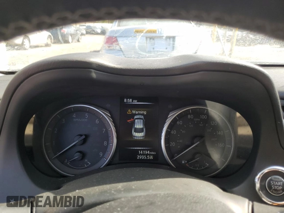 2022 Infiniti Q50 Luxe z VIN JN1EV7BRXNM342229, wystawiony jako Copart lot #53464005 z przebiegiem 14 194 mil mil oraz Szkoda całkowita • Salvage title. Historia ofert i sprzedaży dostępna na DreamBid. Obrazek 9.
