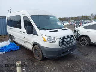 2019 Ford Transit Passenger XL with VIN 1FBAX2CM0KKA23414, listed as a IAAI auction lot 41414158 with 481,235 mi miles. Bid and sale history available at carsss.com. Image 1.