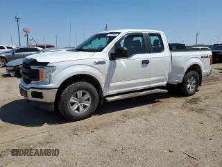 2018 Ford F-150 XL with VIN 1FTEX1EB4JKF21861, listed as a Copart auction lot 55510405 with 45,035 mi miles and Salvage title. Bid and sale history available at DreamBid. Image 1.