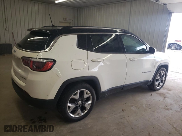 2020 Jeep Compass Limited with VIN 3C4NJCCB7LT211415, listed as a Copart auction lot 55326245 with 110,560 mi miles and Clean title. Bid and sale history available at DreamBid. Image 3.
