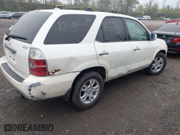 2005 Acura MDX Touring z VIN 2HNYD18985H535882, wystawiony jako IAAI lot #42208279 z przebiegiem Nie podano mil oraz . Historia ofert i sprzedaży dostępna na DreamBid. Obrazek 4.