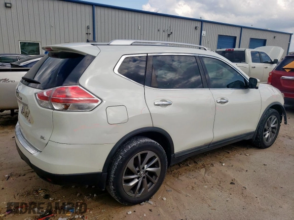 2016 Nissan Rogue SV with VIN KNMAT2MT9GP694443, listed as a Copart auction lot 54175615 with 110,189 mi miles and Salvage Title. Bid and sale history available at carsss.com. Image 3.