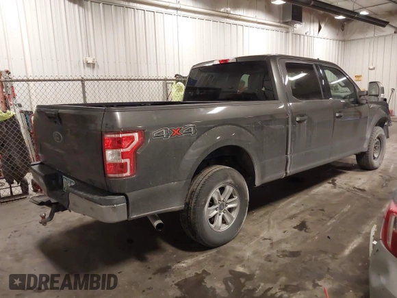 2020 Ford F-150 XL with VIN 1FTFW1E52LKE98536, listed as a IAAI auction lot 41643169 with 68,968 mi miles and . Bid and sale history available at carsss.com. Image 4.