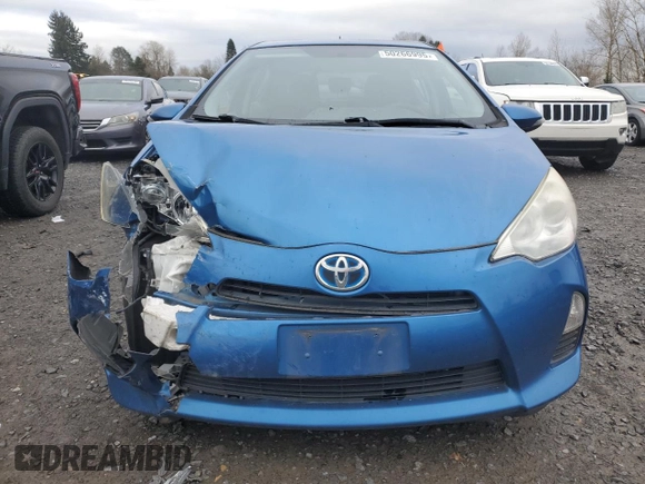 2013 Toyota Prius One with VIN JTDKDTB30D1550028, listed as a Copart auction lot 50266995 with 63,909 mi miles and Salvage Title. Bid and sale history available at carsss.com. Image 5.