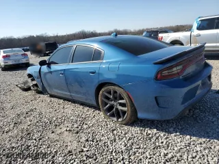 2023 Dodge Charger R/T with VIN 2C3CDXCT2PH660003, listed as a Copart auction lot 48254125 with 25,729 mi miles and Salvage Title. Bid and sale history available at carsss.com. Image 2.