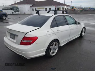 2012 Mercedes-Benz C-Class C 300 Sport with VIN WDDGF8BB9CA600997, listed as a IAAI auction lot 42026294 with 230,485 mi miles. Bid and sale history available at carsss.com. Image 4.