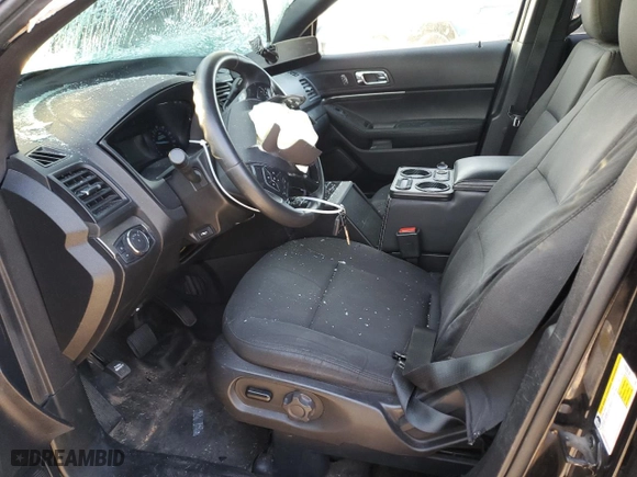 2019 Ford Police Interceptor Utility with VIN 1FM5K8ARXKGB46195, listed as a Copart auction lot 46890775 with 0 mi miles and Salvage Title. Bid and sale history available at carsss.com. Image 7.