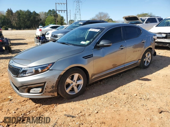 2015 Kia Optima LX with VIN 5XXGM4A73FG486509, listed as a Copart auction lot 49410275 with 110,028 mi miles and Salvage Title. Bid and sale history available at carsss.com. Image 1.