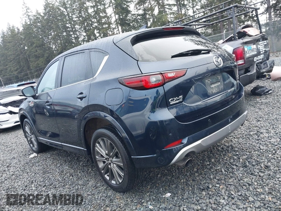 2024 Mazda CX-5 2.5 Turbo Signature with VIN JM3KFBXY6R0421448, listed as a IAAI auction lot 41344699 with 18,738 mi miles. Bid and sale history available at carsss.com. Image 3.