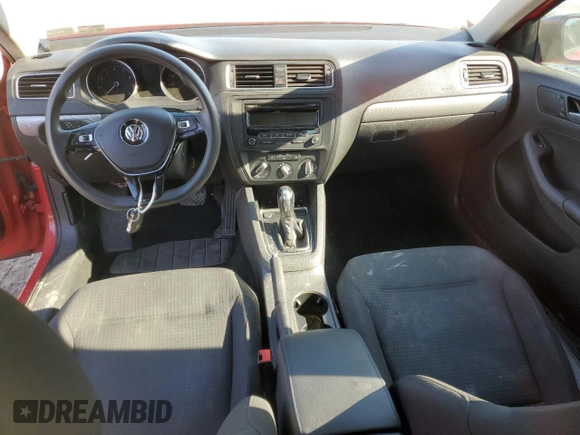2015 Volkswagen Jetta Sport with VIN 3VWD17AJ5FM205508, listed as a Copart auction lot 45467555 with 112,910 mi miles and Salvage title. Bid and sale history available at DreamBid. Image 8.