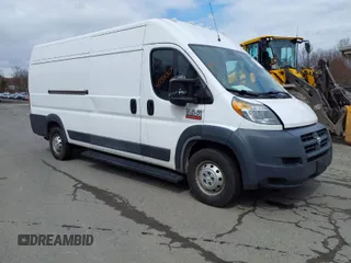 2018 Ram ProMaster Cargo with VIN 3C6URVJG6JE109398, listed as a IAAI auction lot 41934307 with 129,308 mi miles. Bid and sale history available at carsss.com. Image 1.